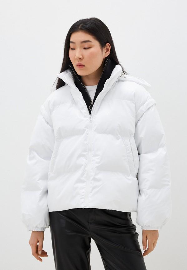 Куртка утепленная Alisia Hit - цвет: белый, коллекция: зима.