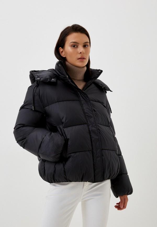 Куртка утепленная Снежная Королева - цвет: черный, коллекция: зима, демисезон.
