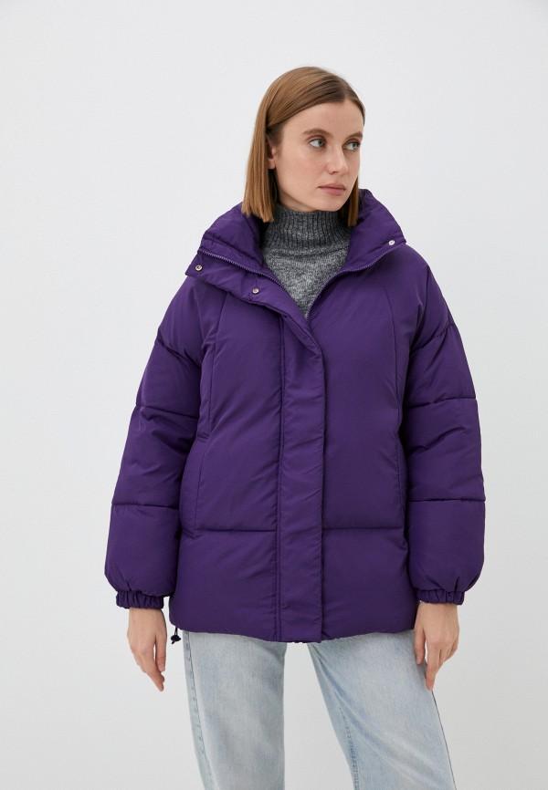 Куртка утепленная Incity - цвет: фиолетовый, коллекция: демисезон, зима.