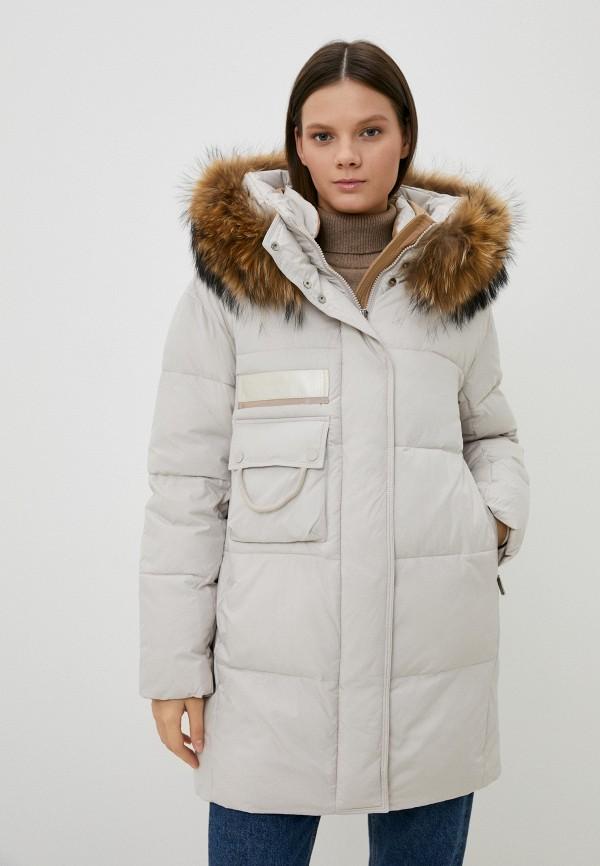 Куртка утепленная Lawinter - цвет: белый, коллекция: зима.