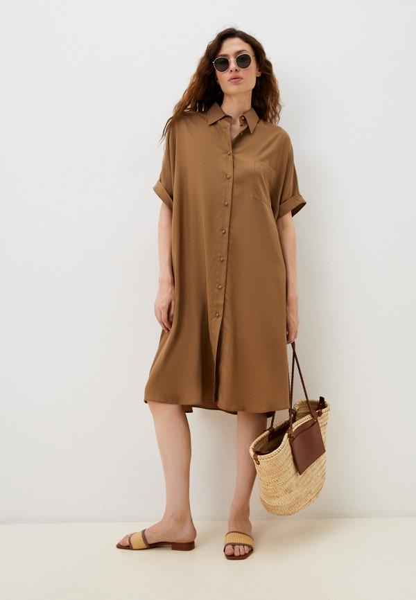 Платье Thomas Munz - цвет: коричневый, коллекция: лето.