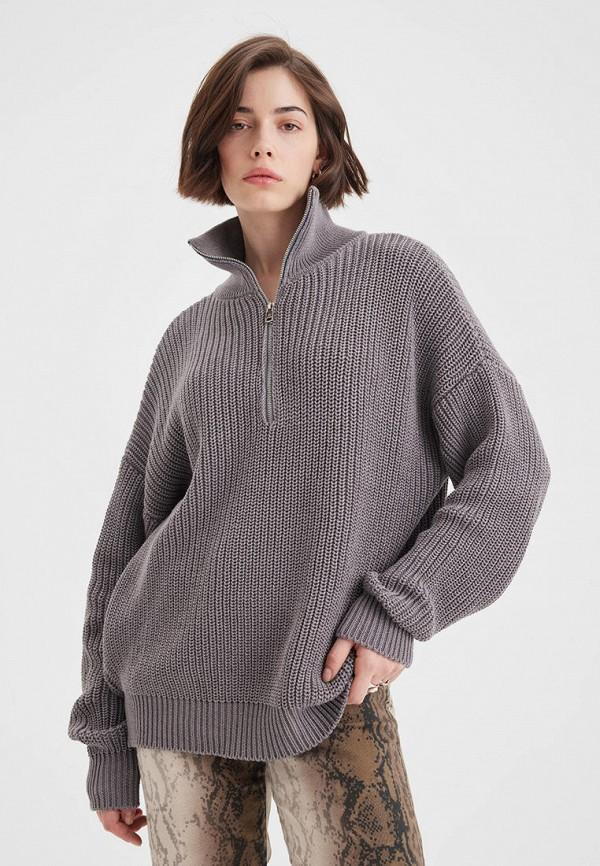 Свитер Kivi Clothing - цвет: серый, коллекция: зима.
