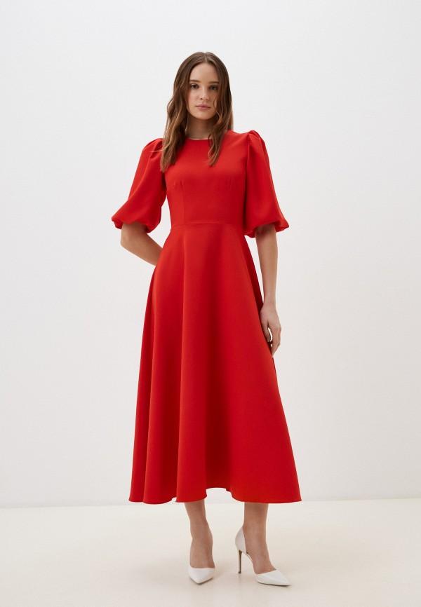Платье Catarina Nova - цвет: красный, коллекция: мульти.