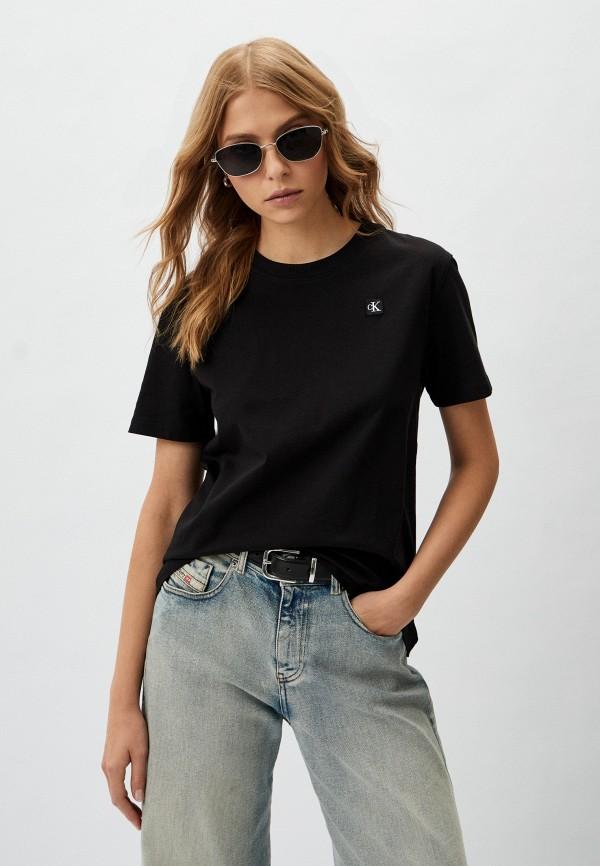 Футболка Calvin Klein Jeans - цвет: черный, коллекция: мульти.