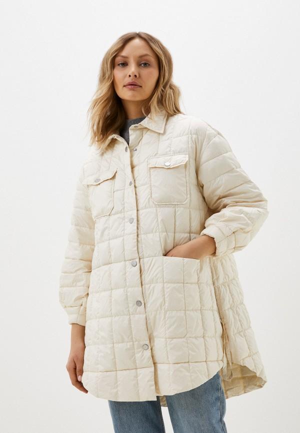 Куртка утепленная Scanndi - цвет: белый, коллекция: демисезон.