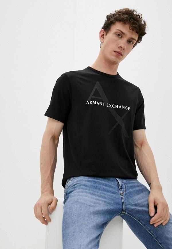 Футболка Armani Exchange - цвет: черный, коллекция: мульти.