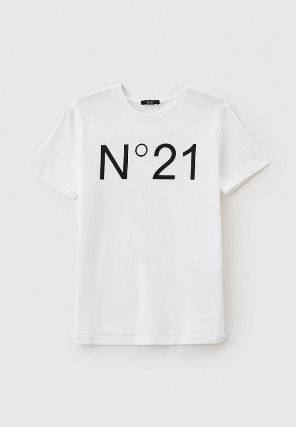 Футболка N21 - цвет: белый, коллекция: мульти.