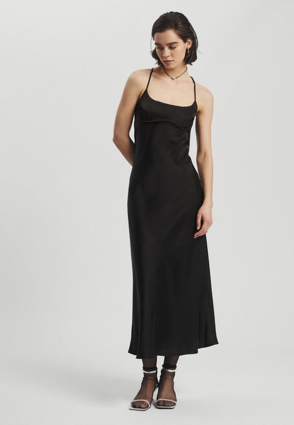 Платье Nume - цвет: черный, коллекция: лето.