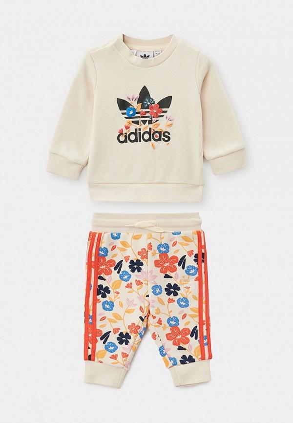 Костюм спортивный adidas Originals - цвет: бежевый, коллекция: мульти.