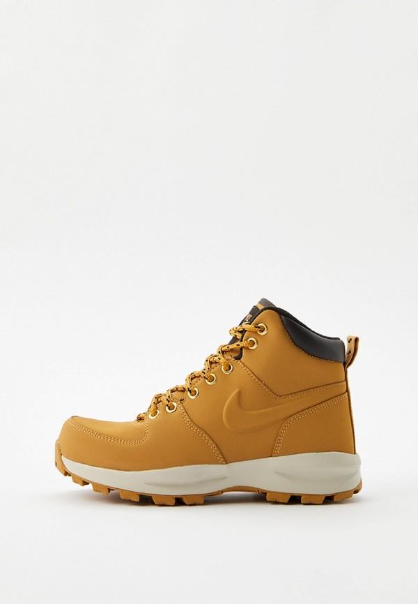 Ботинки Nike - цвет: коричневый, коллекция: мульти.