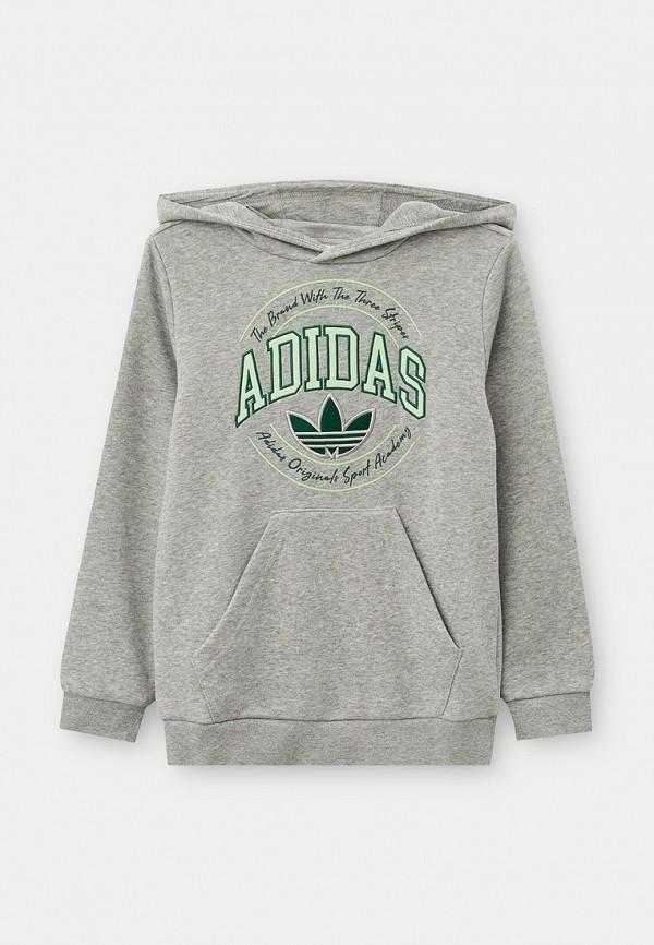 Худи adidas Originals - цвет: серый, коллекция: мульти.