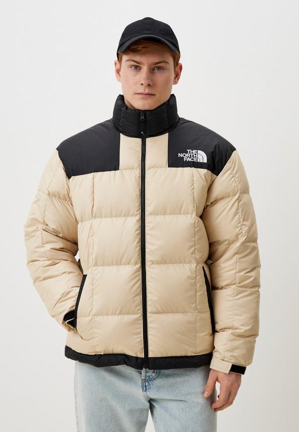 Куртка утепленная The North Face - цвет: бежевый, коллекция: демисезон, зима.