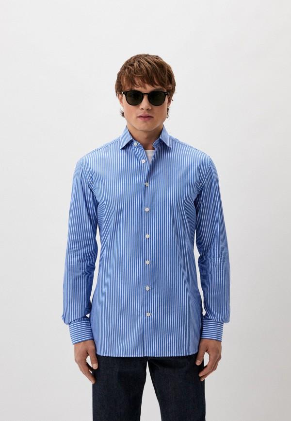 Рубашка Hackett London - цвет: синий, коллекция: мульти.