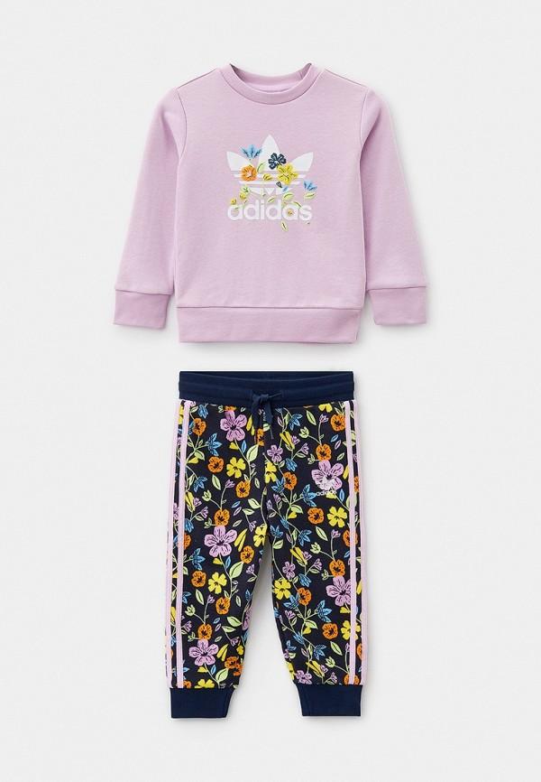 Костюм спортивный adidas Originals - цвет: синий, фиолетовый, коллекция: мульти.