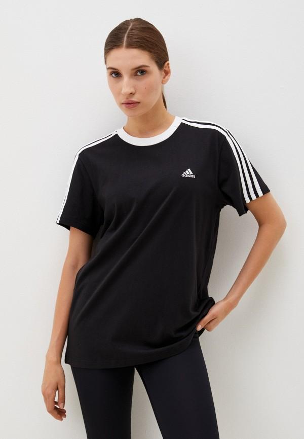 Футболка adidas - цвет: черный, коллекция: мульти.