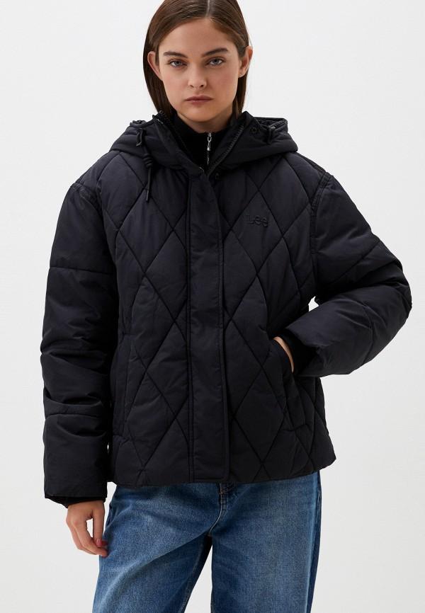 Куртка утепленная Lee - цвет: черный, коллекция: демисезон, зима.