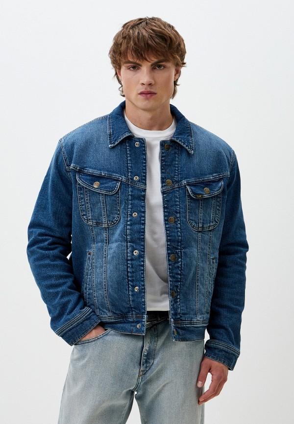Куртка джинсовая Lee - цвет: синий, коллекция: демисезон.