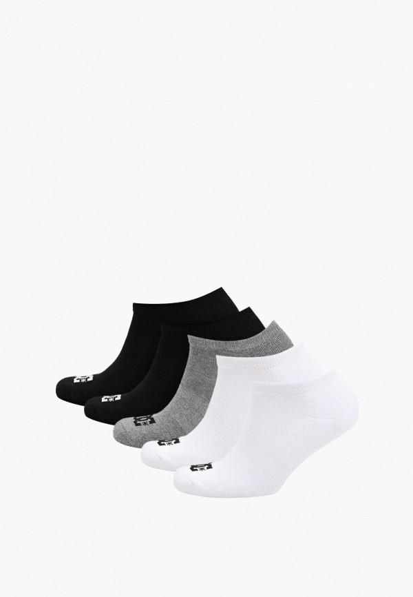 Носки 5 пар DC Shoes - цвет: белый, черный, коллекция: мульти.