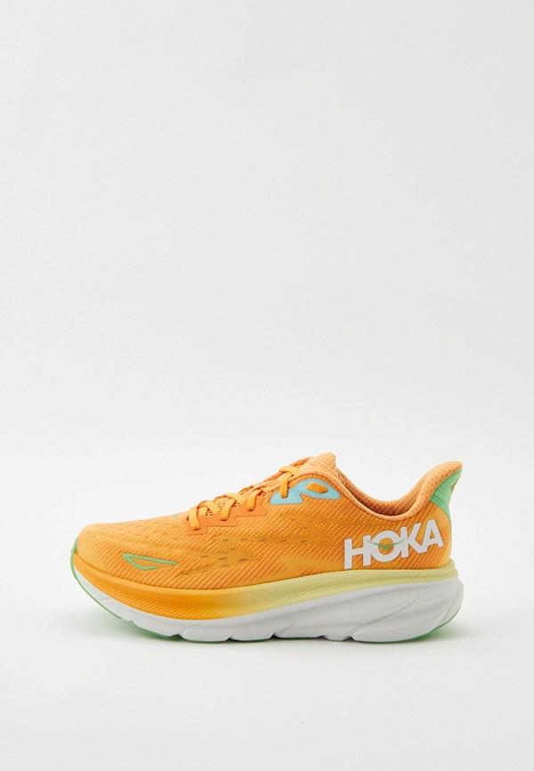 Кроссовки Hoka One One - цвет: оранжевый, коллекция: мульти.