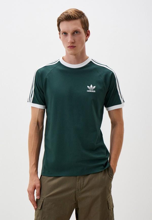 Футболка adidas Originals - цвет: зеленый, коллекция: мульти.