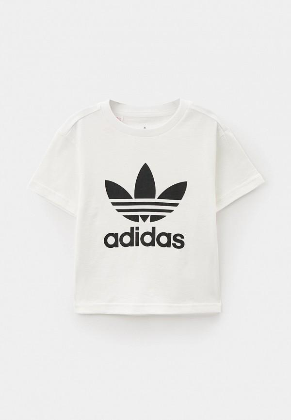 Футболка adidas Originals - цвет: белый, коллекция: мульти.