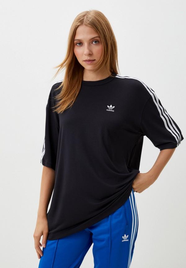 Футболка спортивная adidas Originals - цвет: черный, коллекция: мульти.