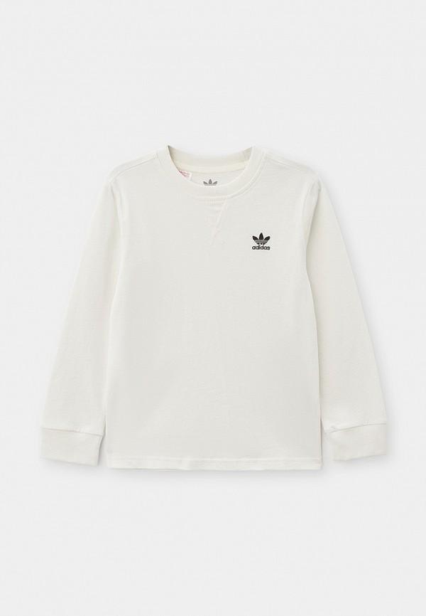 Лонгслив adidas Originals - цвет: белый, коллекция: мульти.