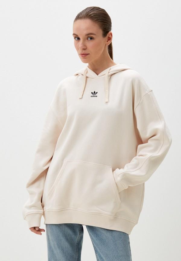 Худи adidas Originals - цвет: бежевый, коллекция: мульти.