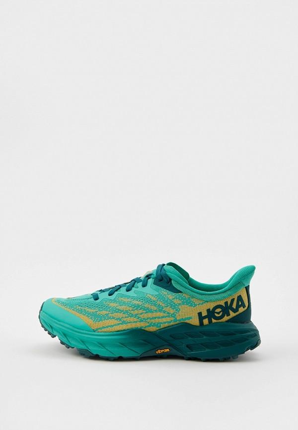 Кроссовки Hoka One One - цвет: бирюзовый, коллекция: мульти.