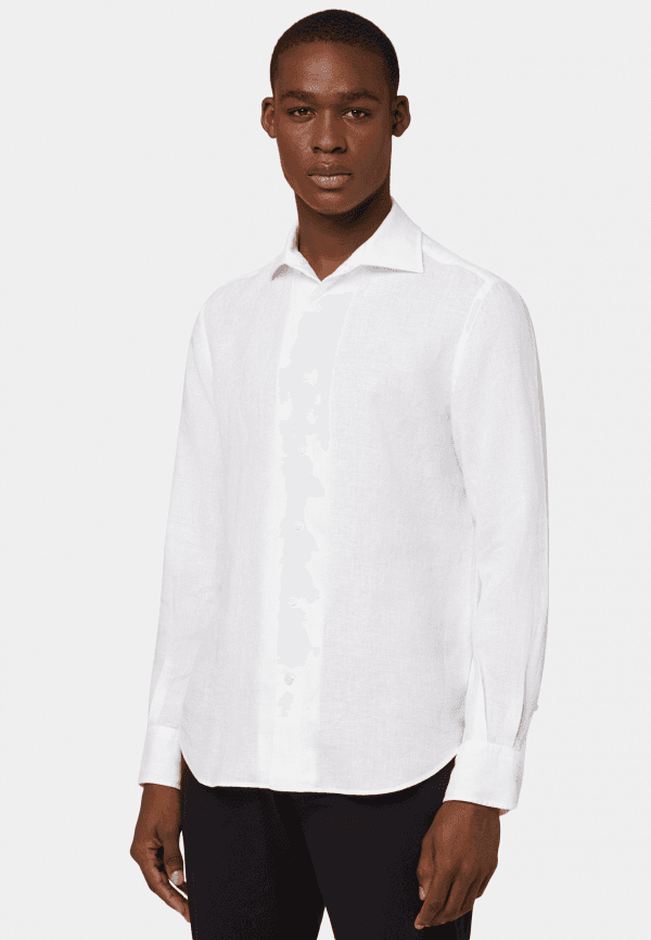 Рубашка Boggi Milano - цвет: белый, коллекция: мульти.