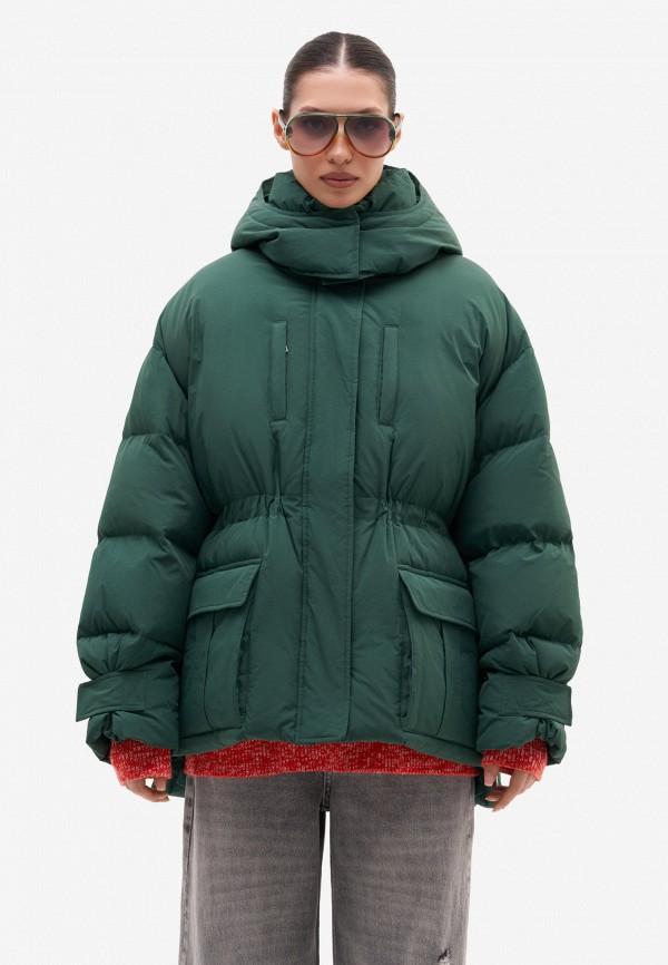 Куртка утепленная Top Top - цвет: зеленый, коллекция: зима.