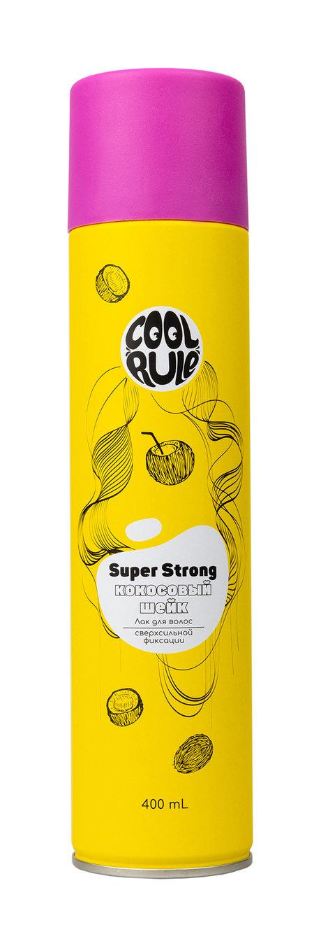 Сool Rule Hair Spray Super Strong Coconut Shake. 400 Мл