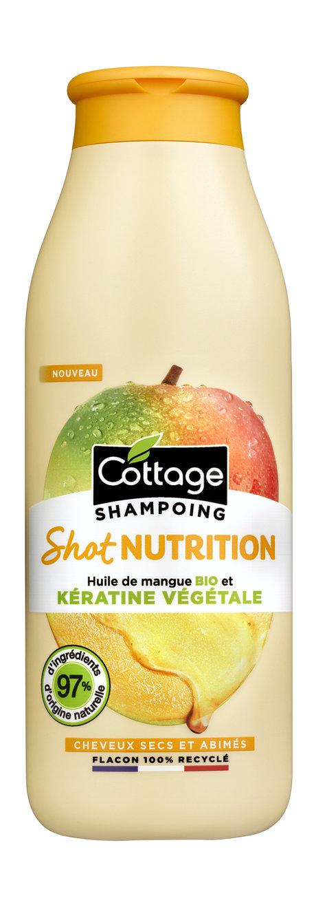 Cottage Shot Nutrition Plant-Based Keratin and Organic Mango Oil Shampoo