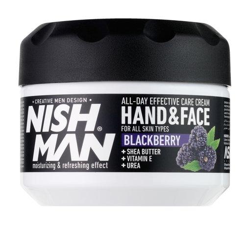 Nishman All-Day Effective Care Hand and Face Cream Blackberry