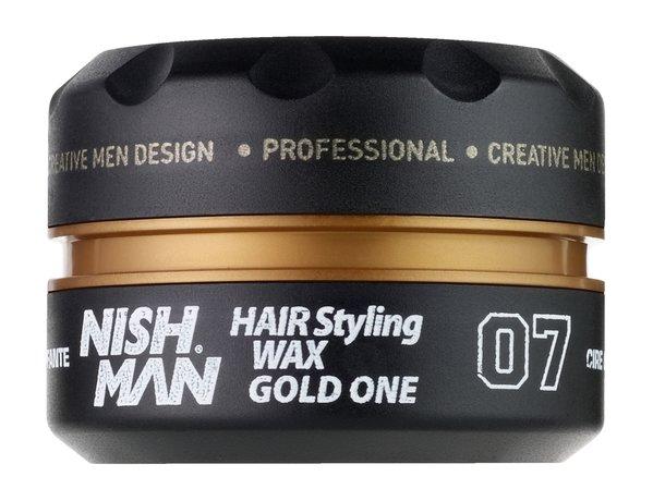 Nishman Hair Styling Wax 07 Gold One