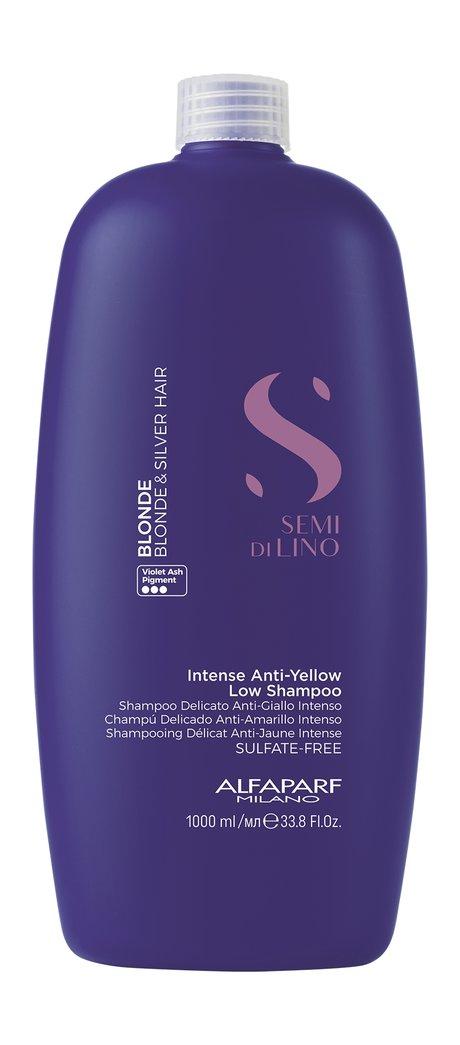 Alfaparf Milano Semi Di Lino Blonde Intense Anti-Yellow Low Shampoo. 1000 Мл