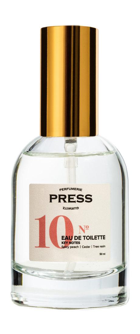 Press Gurwitz Perfumerie №10 Spicy Peach, Cedar, Tree Resin Eau de Toilette. 50 Мл