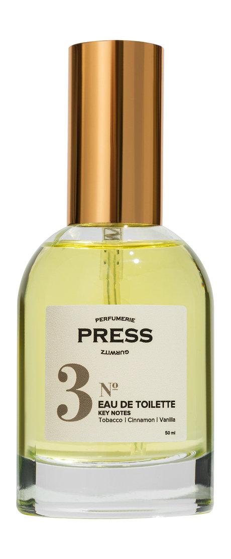 Press Gurwitz Perfumerie №3 Tobacco, Cinnamon, Vanilla Eau de Toilette. 50 Мл