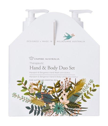 Empire Australia Therapeutic Hand & Body Duo Set Mandarin & Bergamot