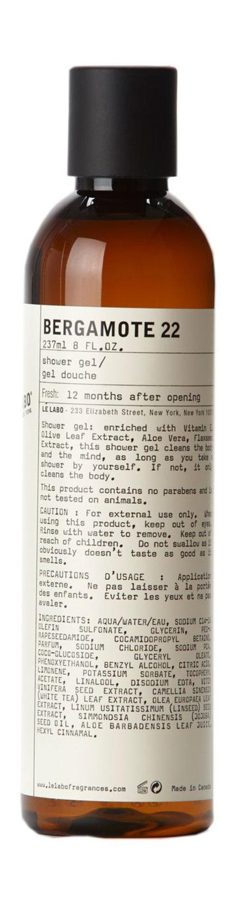 Le Labo Bergamote 22 Shower Gel