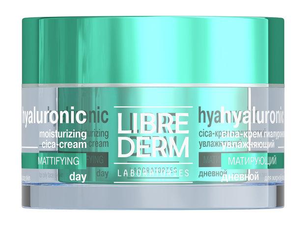 Librederm Hyaluronic Moisturizing Mattifying Day Cica-Cream for Oily Skin