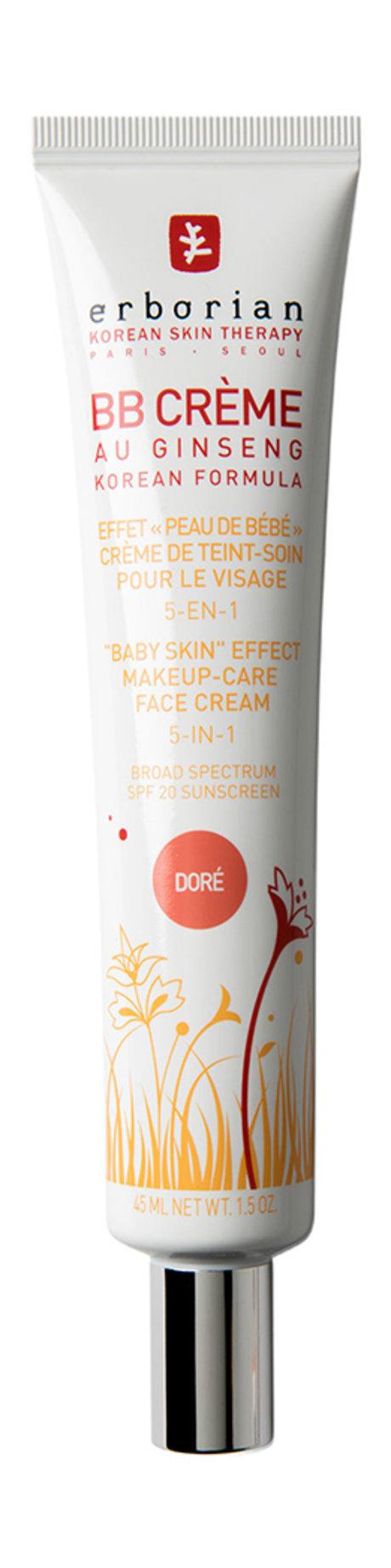 Erborian BB Cream Au Ginseng Makeup-Care Face Cream 5-in-1 SPF 20. 2 Золотистый Оттенок