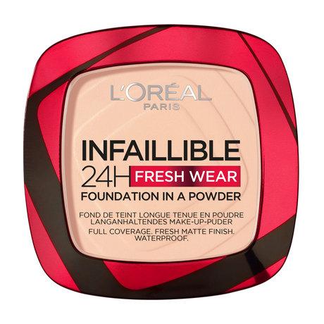 L'Oreal Paris Infaillible 24h Fresh Wear Foundation in a Powder. 180 Rose Sand Оттенок