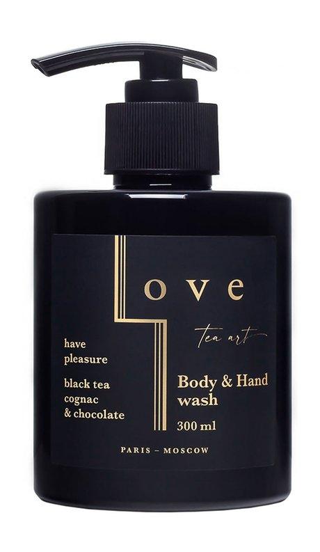 Love Tea Art Body and Hand Wash Black Tea and Cognac Chocolate