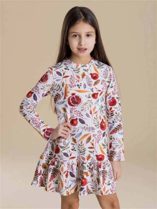 Платье для девочки в садик трикотажное домашнее