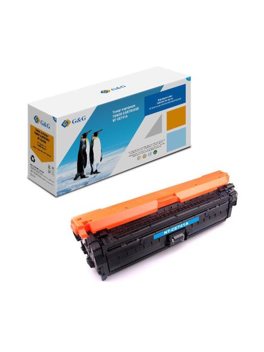 Тонер-картридж NT-CE741A голубой для НР LaserJet CP5225 CP52…