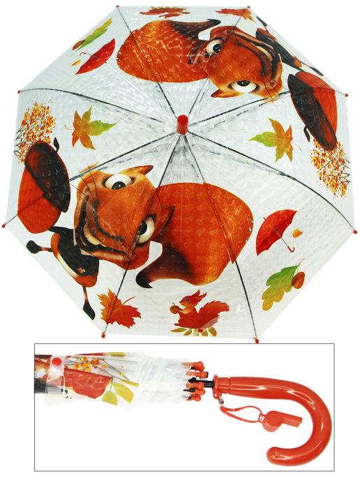 Зонт детский для девочки, зонтик трость для мальчика