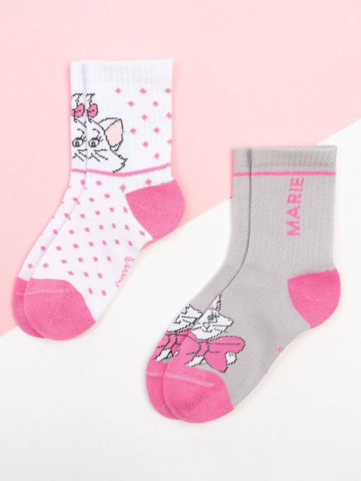 Подарочный набор носки для девочки, Коты аристократы
