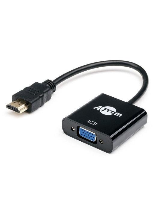 Переходник адаптер hdmi vga для монитора компьютера