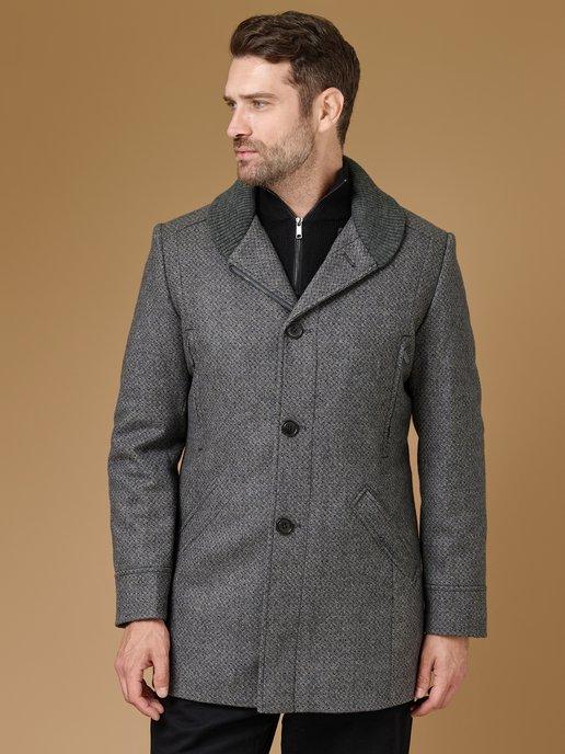 Пальто мужское теплое из премиальной шерсти